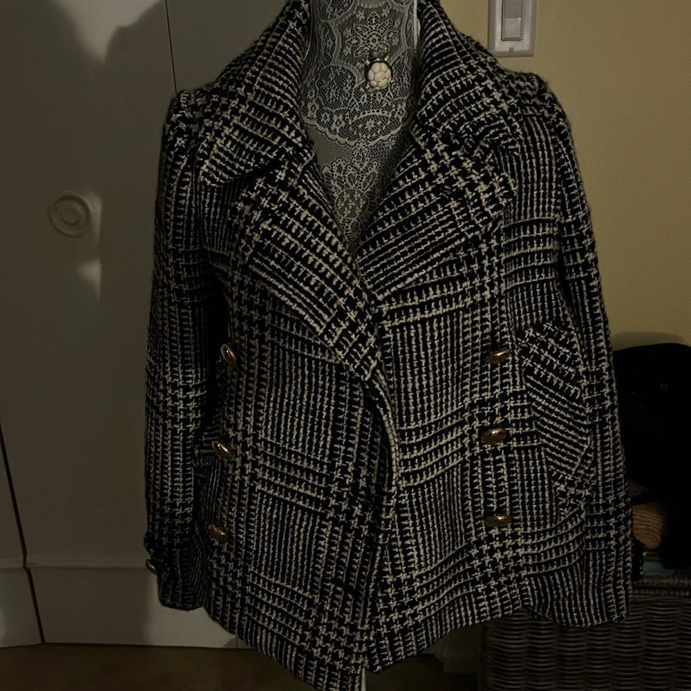 Coach Tweed Peacoat
